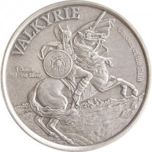 1 oz Silver Hel Goddess of Death Round