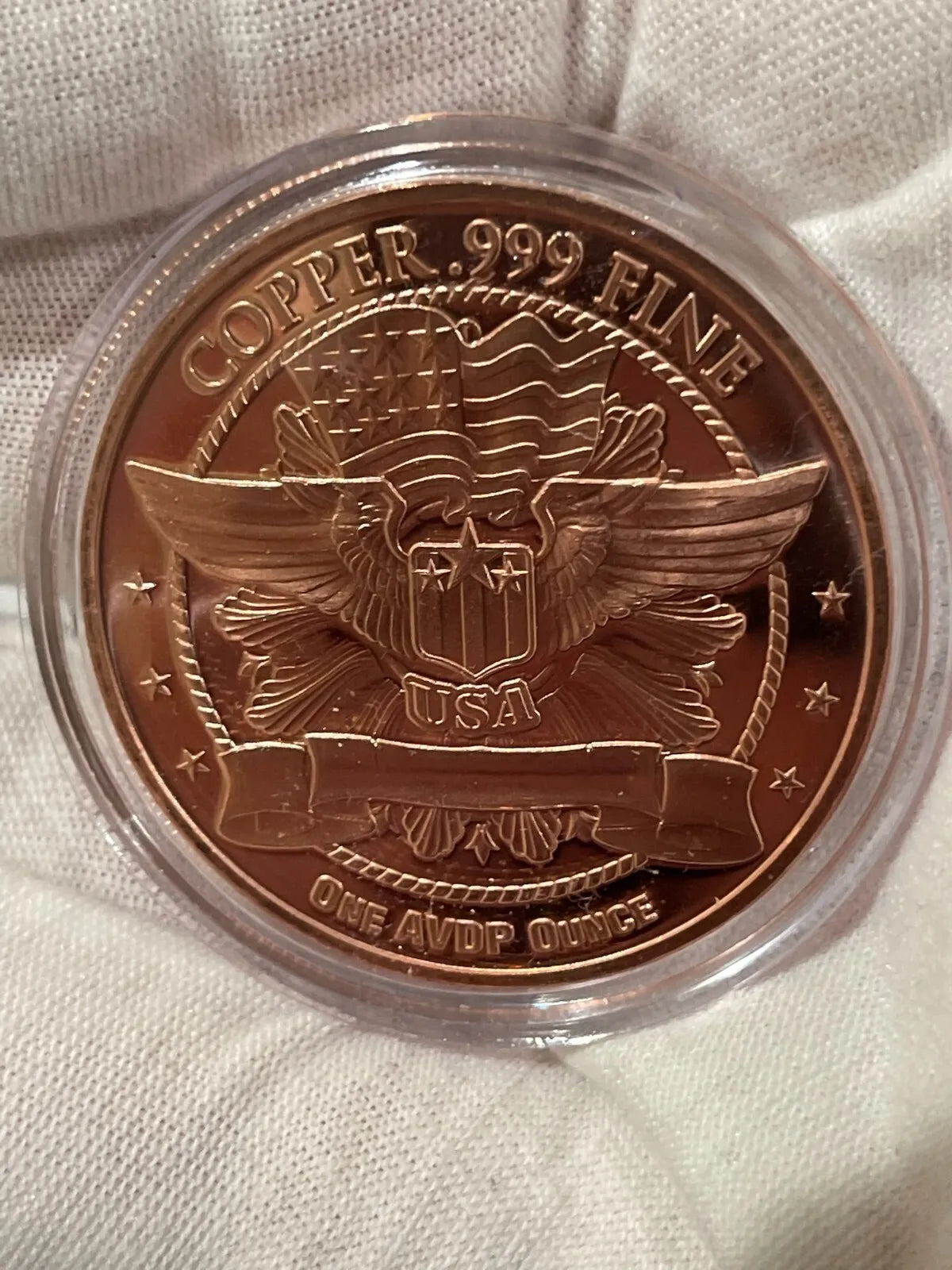 1 oz Copper ABE Lincoln Wheat Penny Round