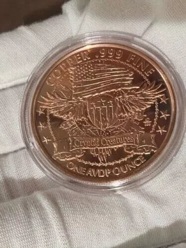 1 oz Copper AVDP Fear The Jackalope Round