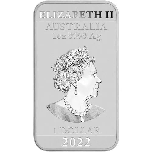 1 oz Silver Australia Dragon Bar Any Year