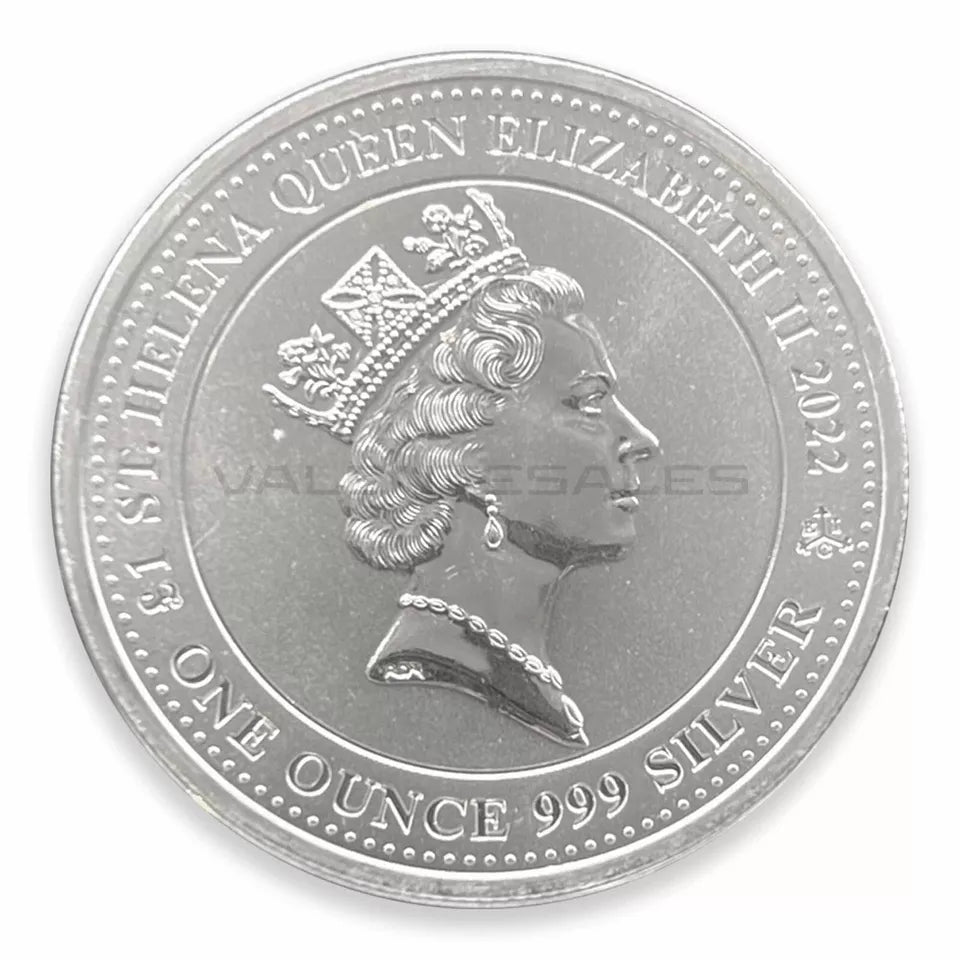 1 oz Silver St.Helena "Jennie Norris" Pegasus Round