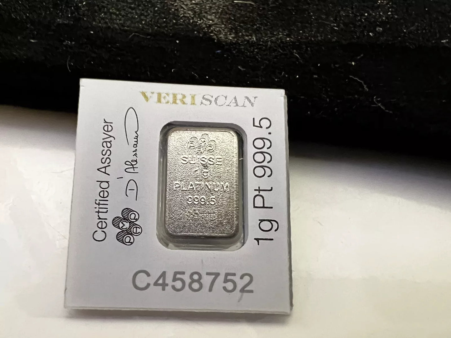 1 Gram Platinum PAMP Fortuna Bar
