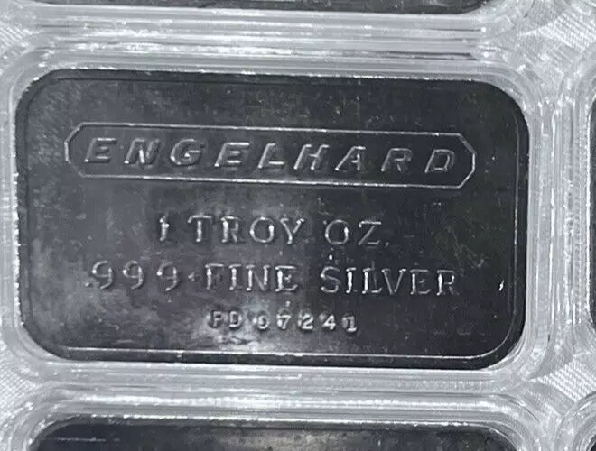 1 oz Silver Engelhard Bar