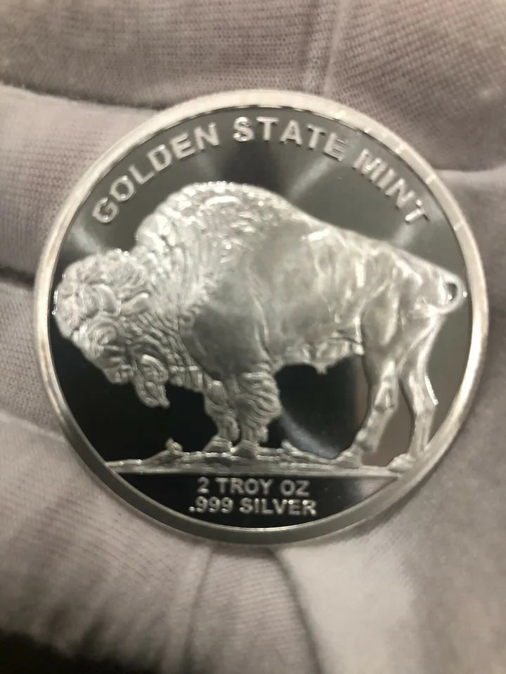 2 oz Silver GSM Buffalo Round