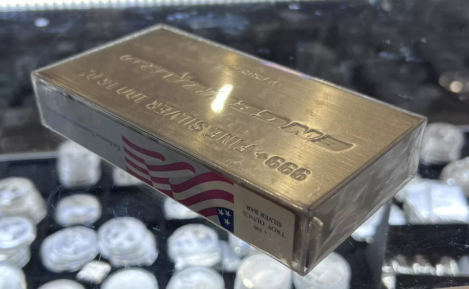 100 oz Silver Engelhard Bar