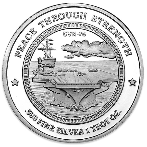 1 oz Silver Ronald Reagan Round