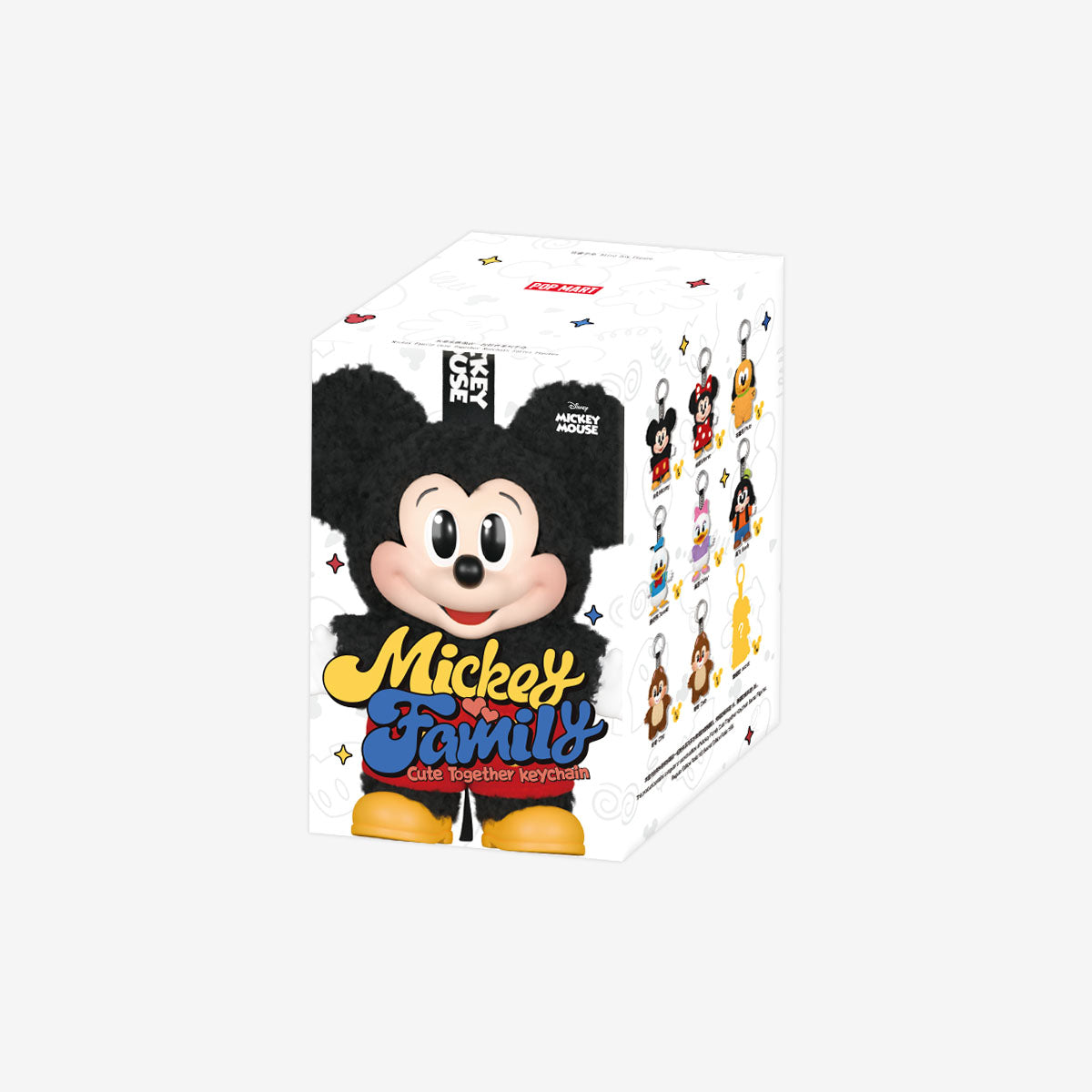 1 x Mickey Family Cute Together Keychain Series Figures