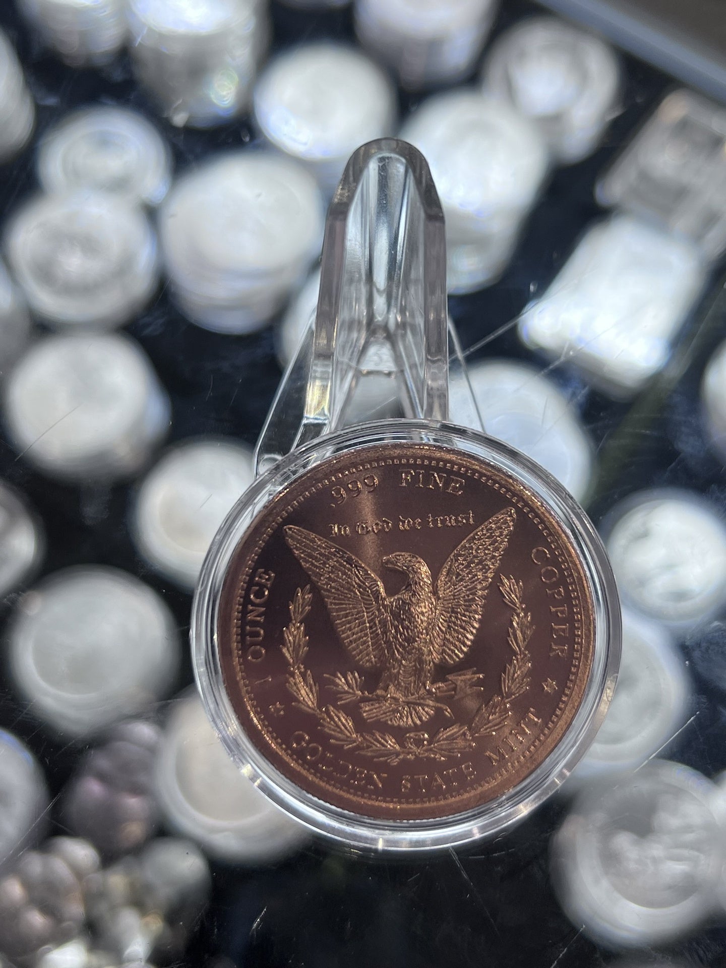 1 oz Copper Morgan Dollar Replica Round