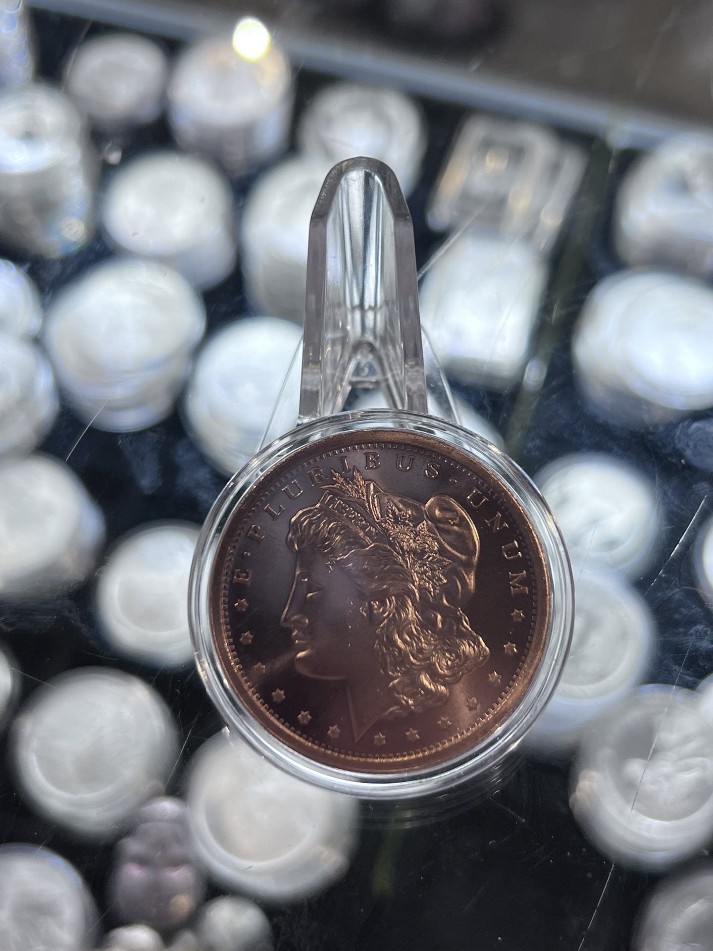 1 oz Copper Morgan Dollar Replica Round