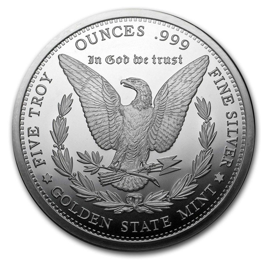 5 oz Silver Morgan Dollar Replica Round