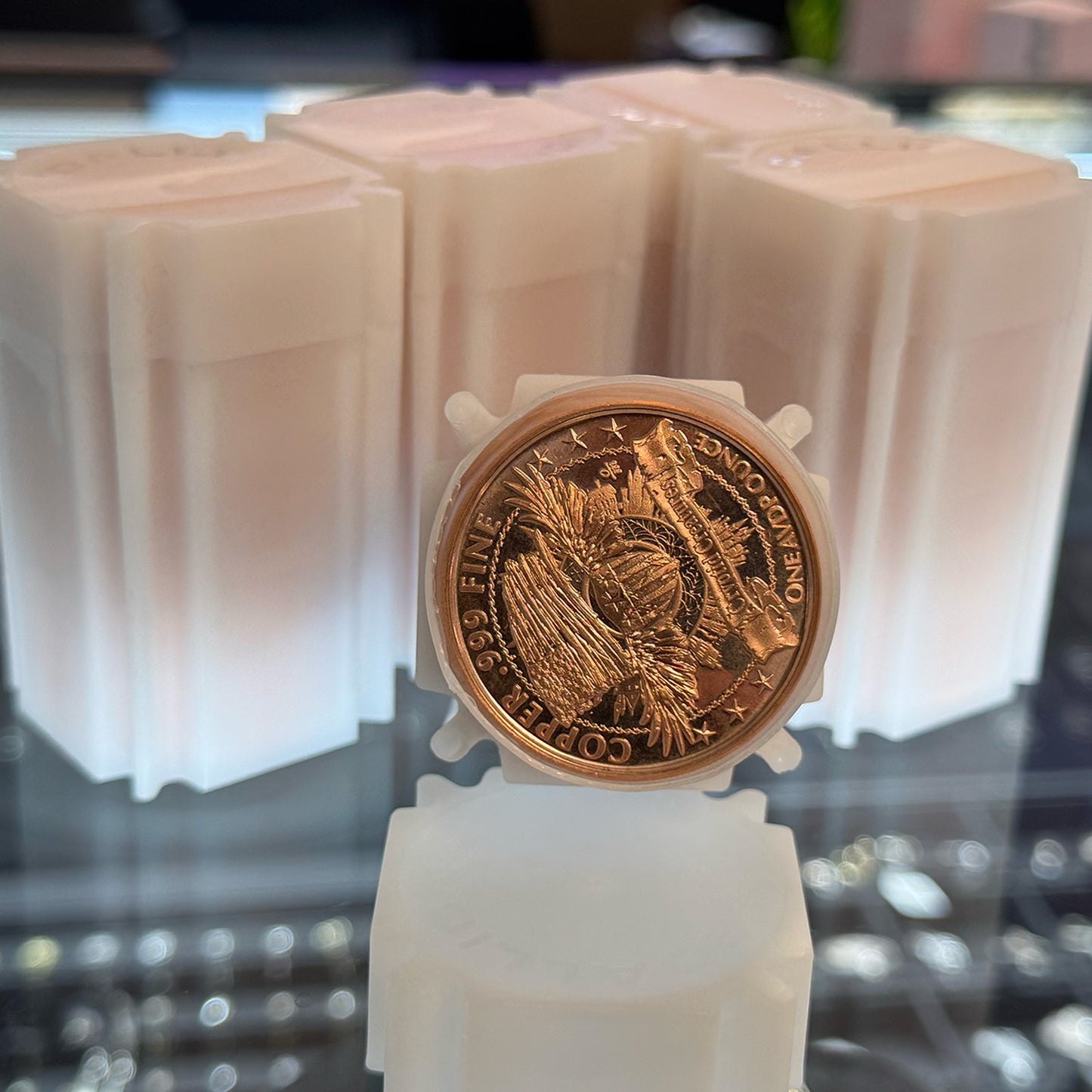 TUBE OF 20 X 1 oz copper Abominable Snowman / cryptid