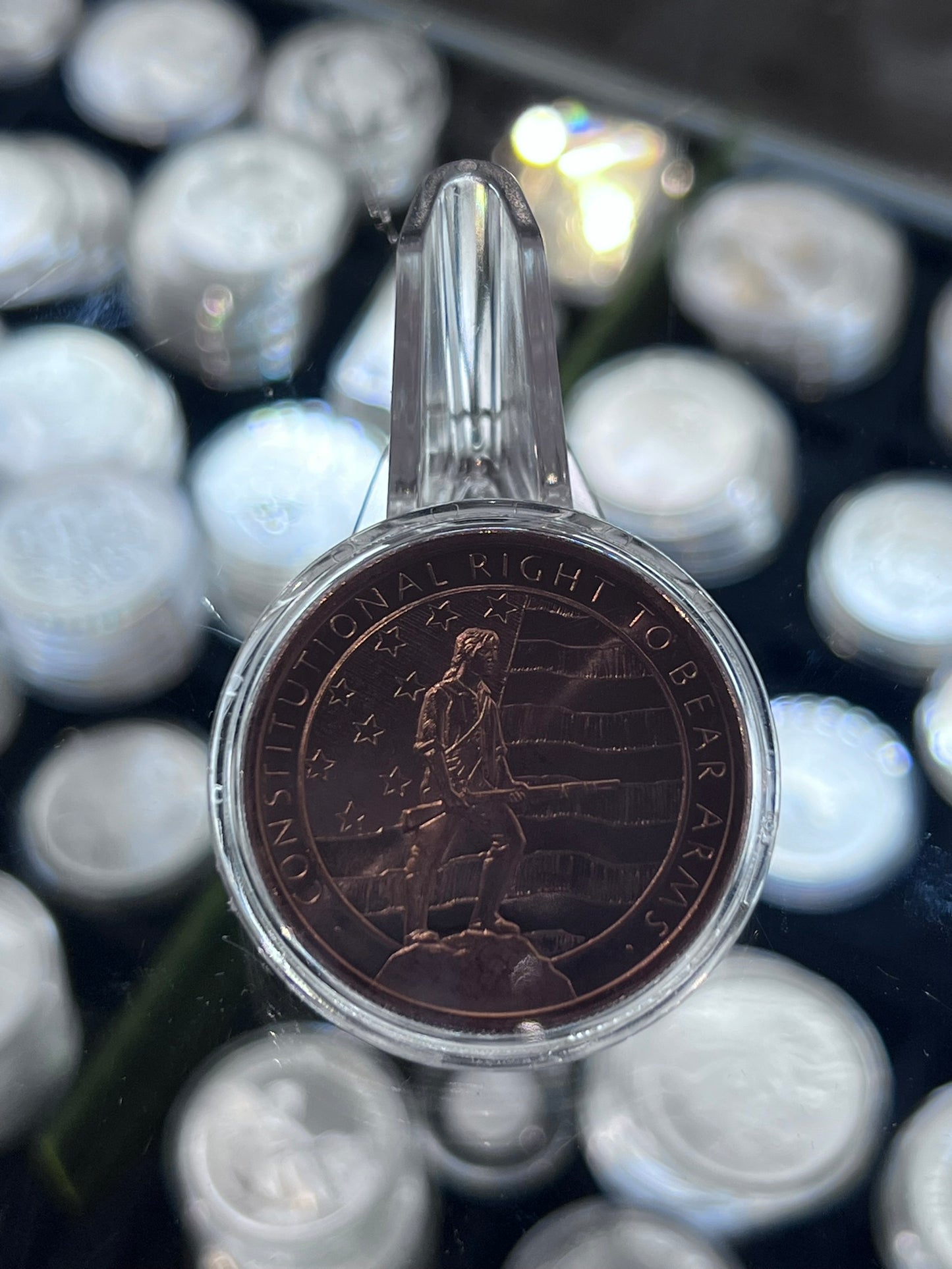 1 oz Copper Second Amendment Round