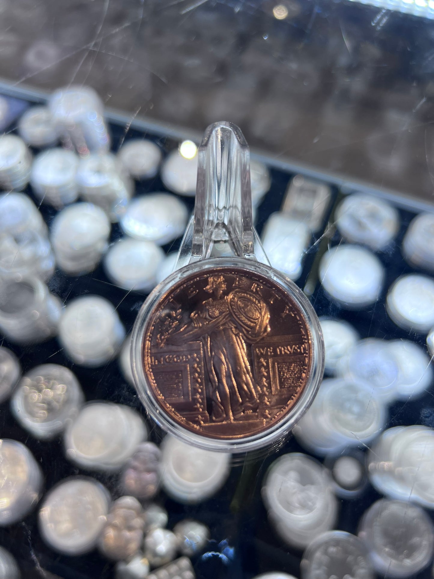 1 oz Copper Standing Liberty Round