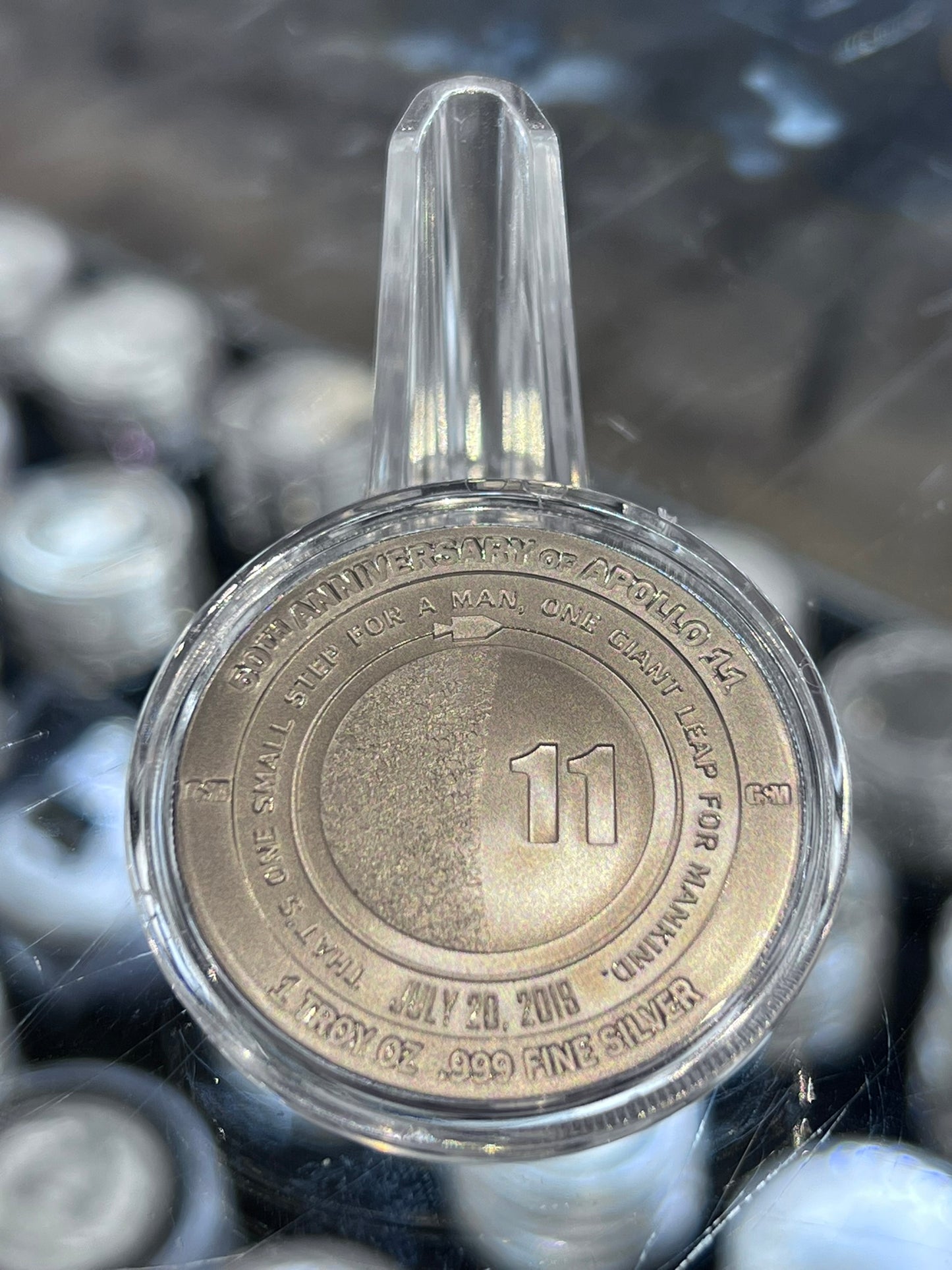 1 oz Silver GSM 50th Year Apollo 11 Round