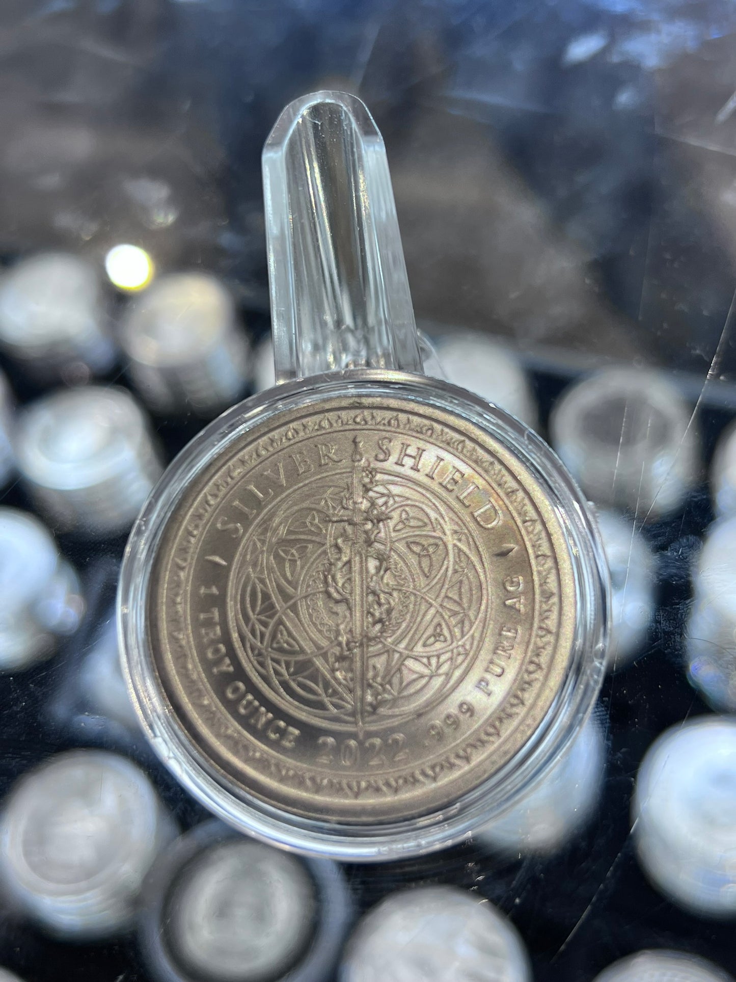 1 oz Silver GSM Don't Tread On Me Silver Shields Round