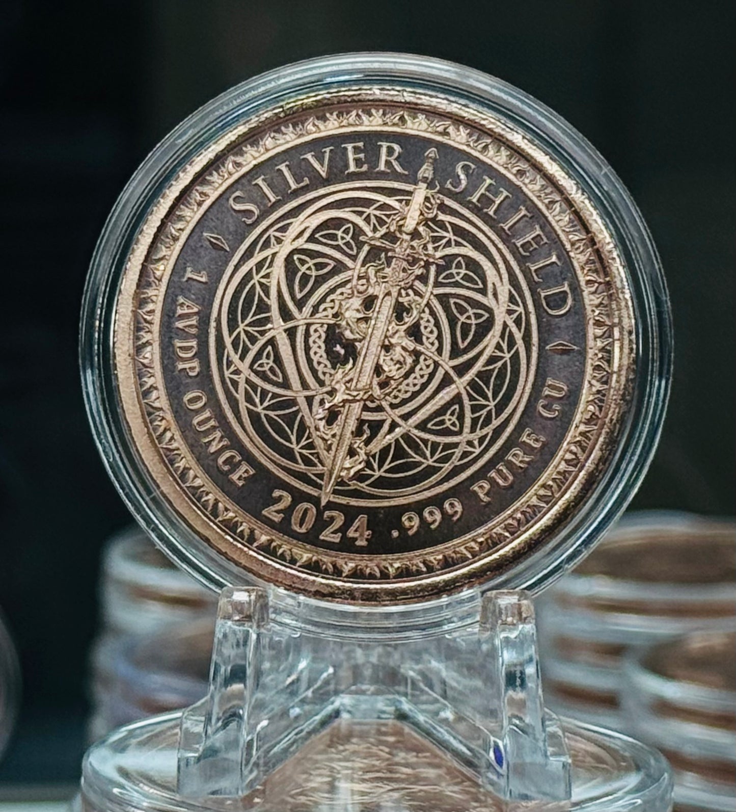 1 oz Copper Justice Silver Shields (RANDOM YEAR)