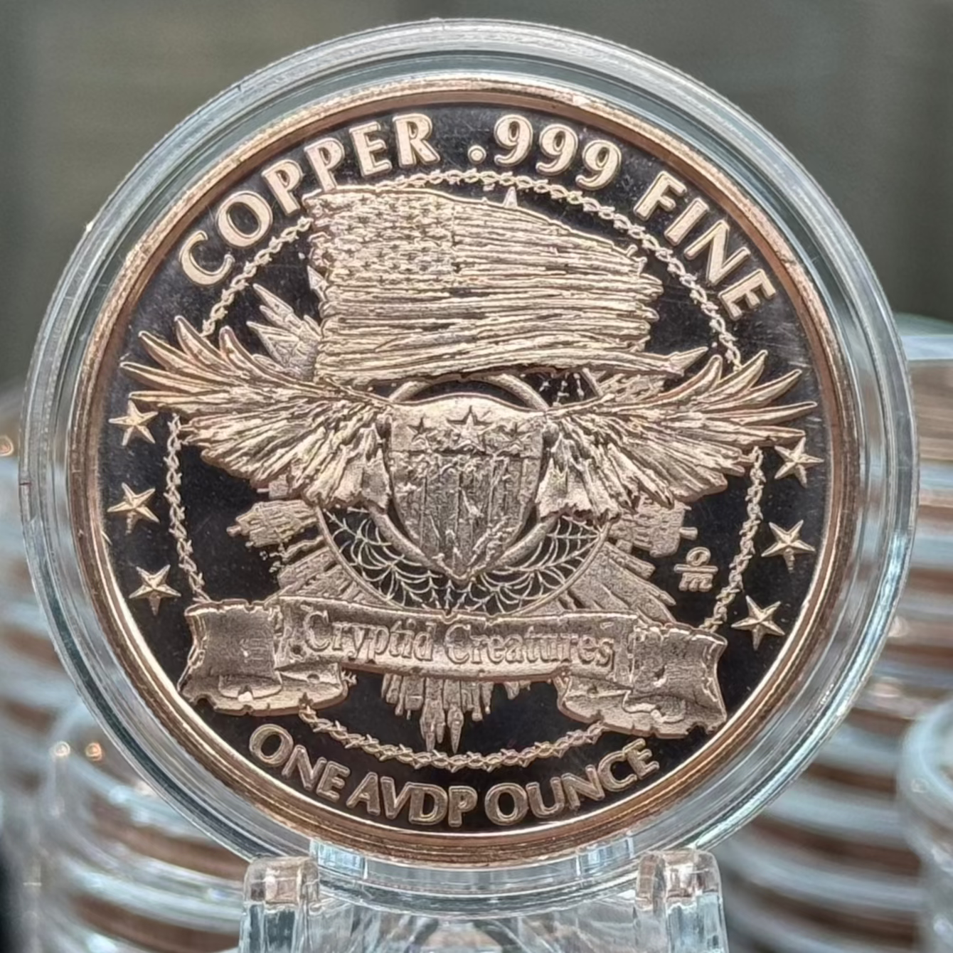 1 oz Copper AVDP Fear The Jackalope