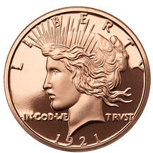 collectible coins with an image of Liberty on one and an eagle on the other, both with the inscription 'United States of America One Dollar'.
