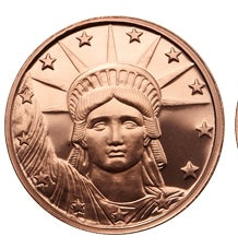 LOT OF 500 X 1 OZ LINCOLN WHEAT PENNY , STATUE OFLIBERTY , MORGAN DOLLAR, BUFFALO