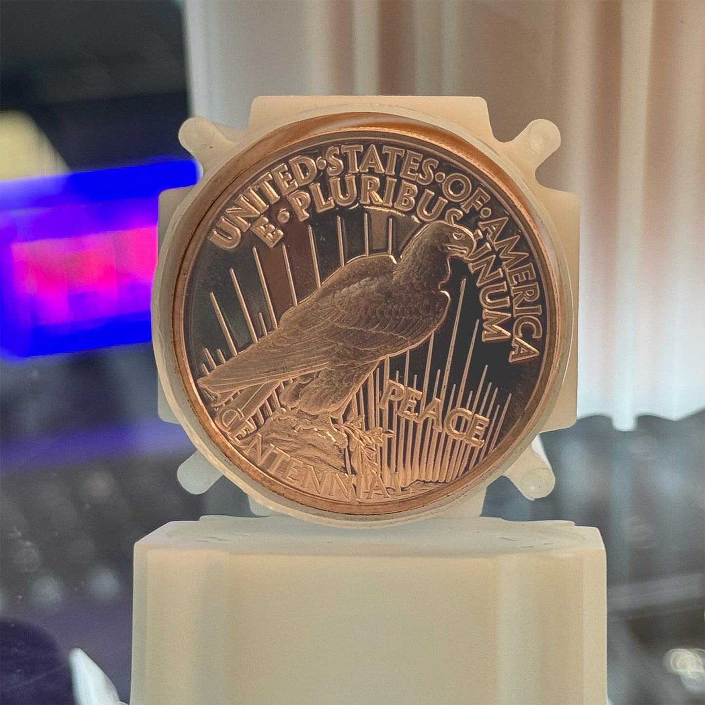 LOT OF 100 X 1 oz copper peace dollar liberty/ eagle rev