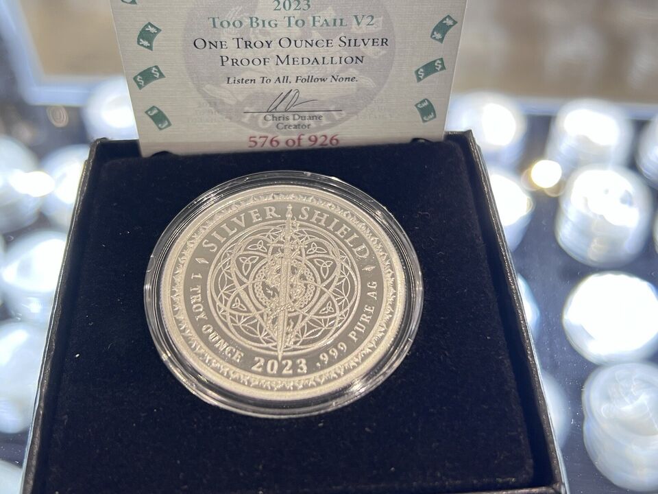 1 oz Silver Too Big to Fail Round