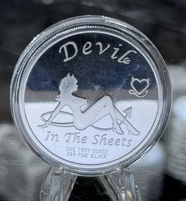 1 oz Silver Angel In The Streets Round