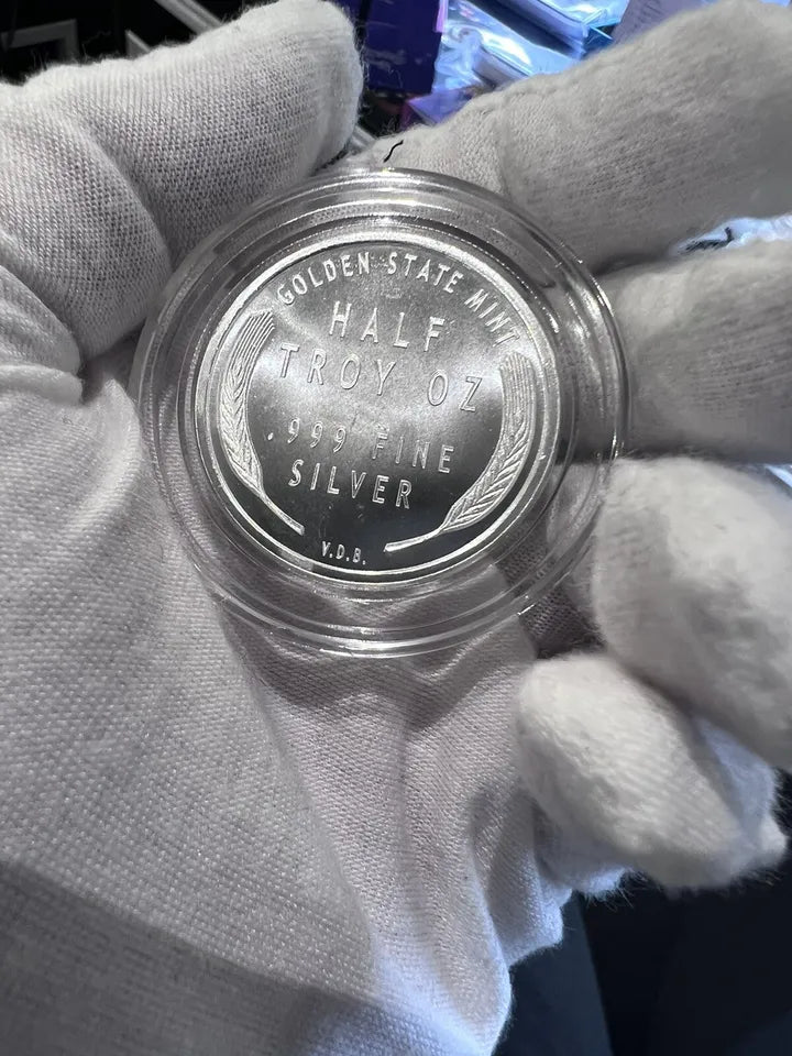 1/2 oz Silver GSM Lincoln Wheat Penny Round