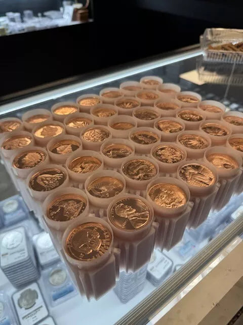 LOT OF 200 OZ Dealers Choice 1 OZ FINE COPPER ROUNDS BULLION MIXED BOX