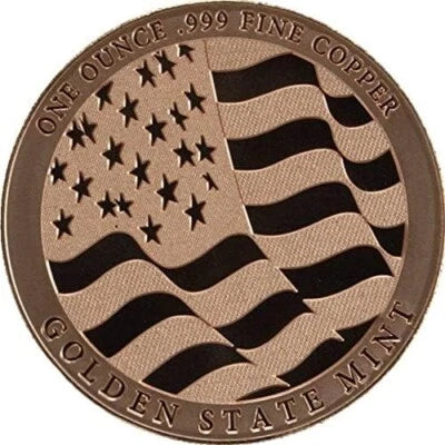 LOT OF 100 X 1 oz Copper Double Eagle Strength Freedom & Pride
