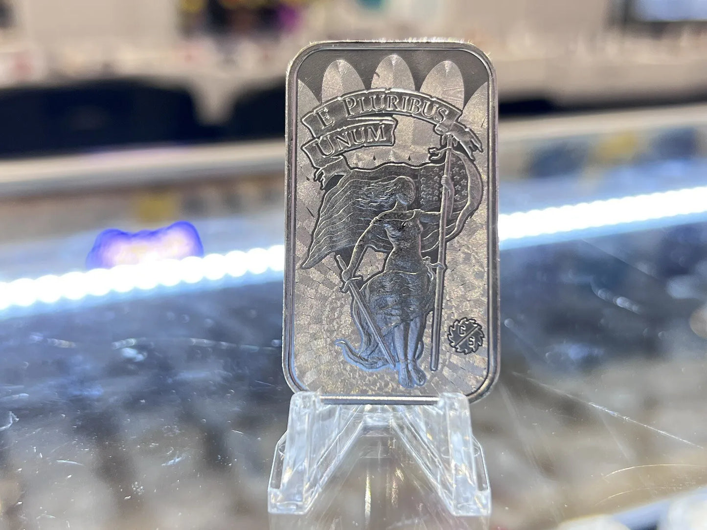 1 oz Silver Lady Liberty Justice Unity Bar