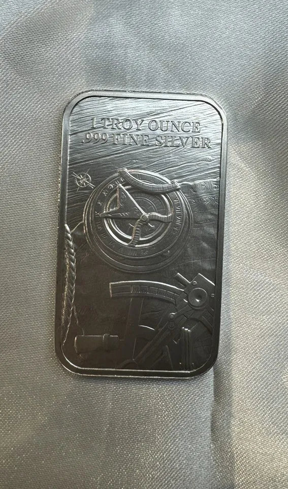 1 oz Silver Prospector Series Bar