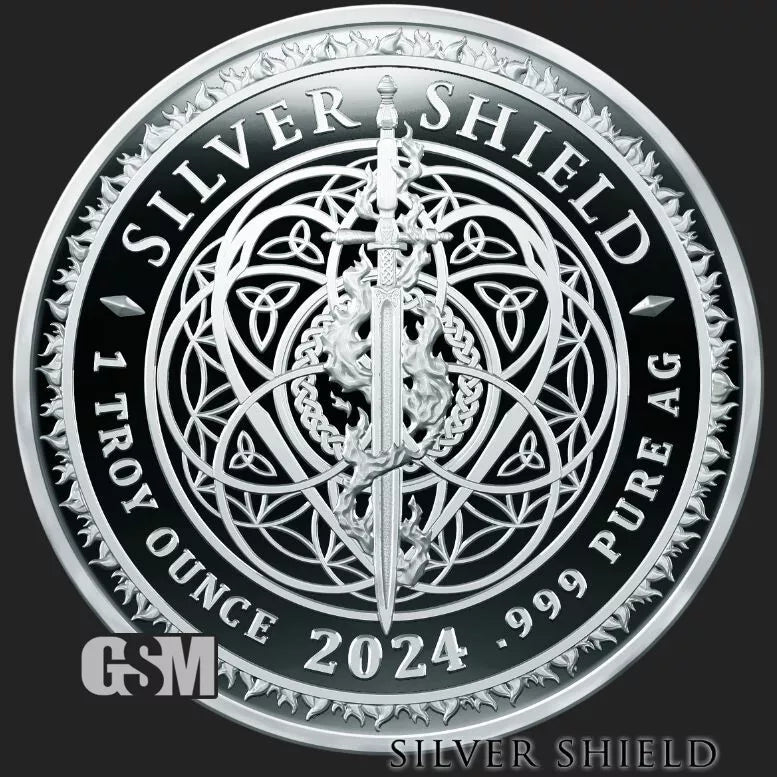 1 oz Silver GSM Christ Illuminated Round