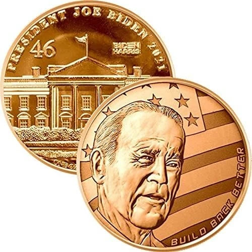 1 oz Copper Presidental Series Joe Biden Build Back Better
