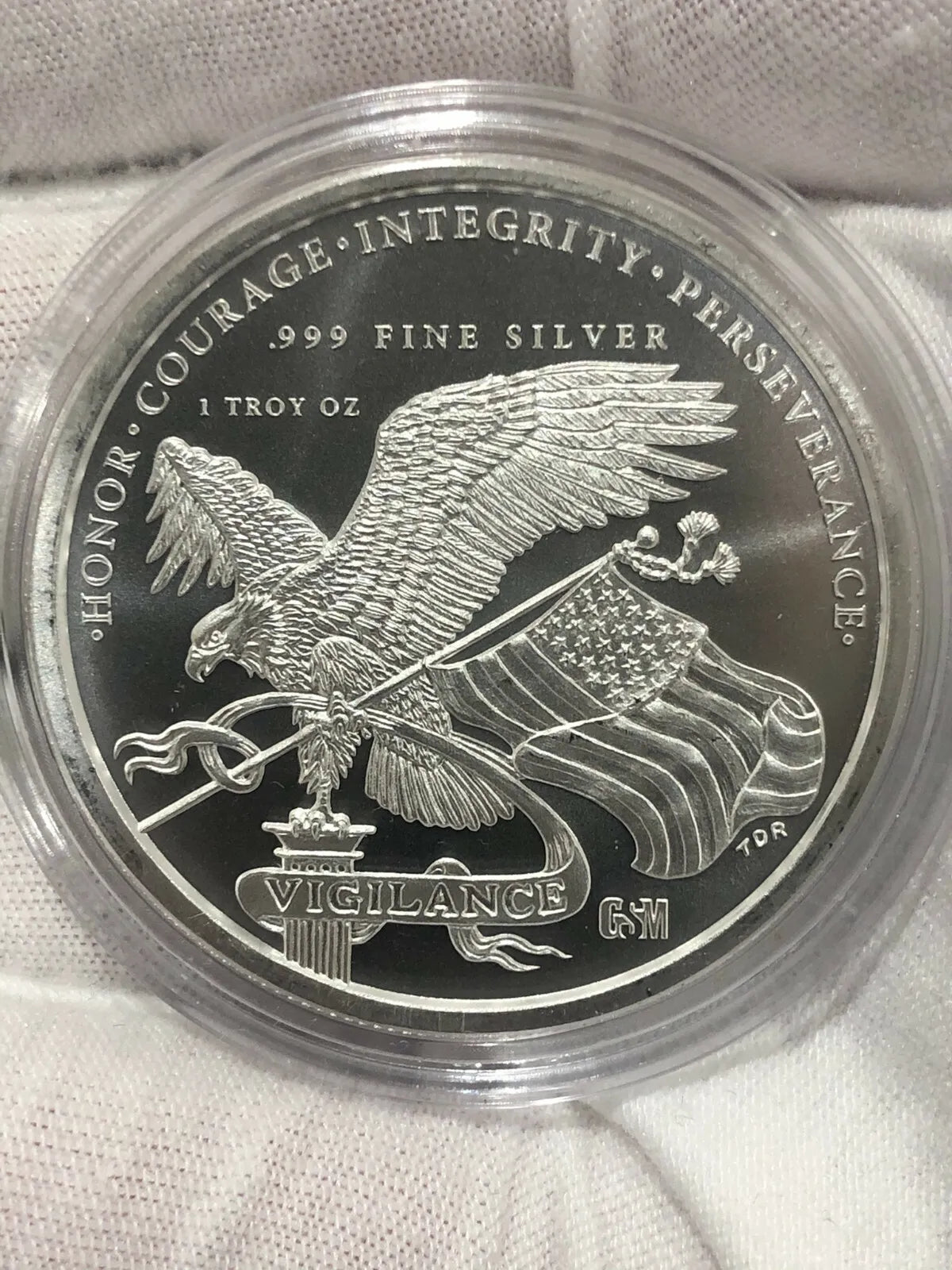 1 oz Silver GSM Trump Eagle