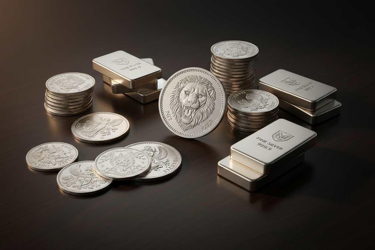 SILVER COINS & BARS