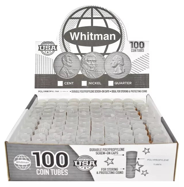 1 Tube For Half Dollars Whitman Coin Tubes