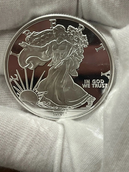 1 oz Silver Sunshine Minting Walking Liberty Round