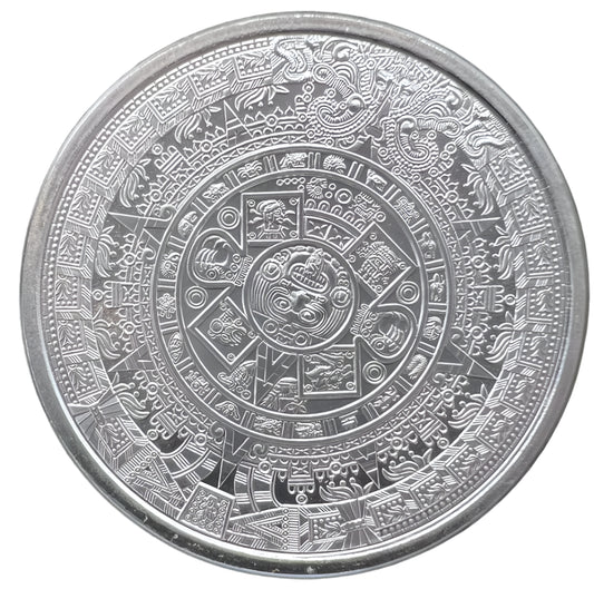 1/2 oz Silver GSM Aztec Calendar Round