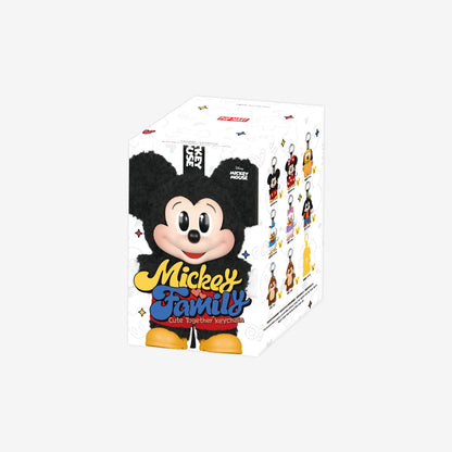 1 x Mickey Family Cute Together Keychain Series Figures
