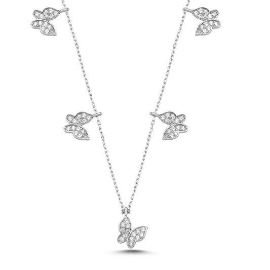 Butterfly Station Necklace