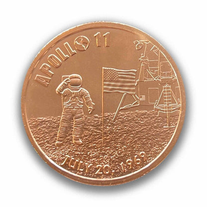 1 oz  Copper  Apollo 11 50th Anniversary Round
