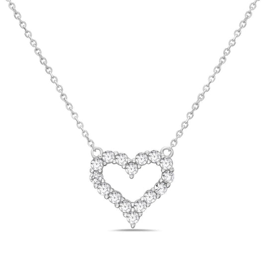 Small Open Heart Necklace