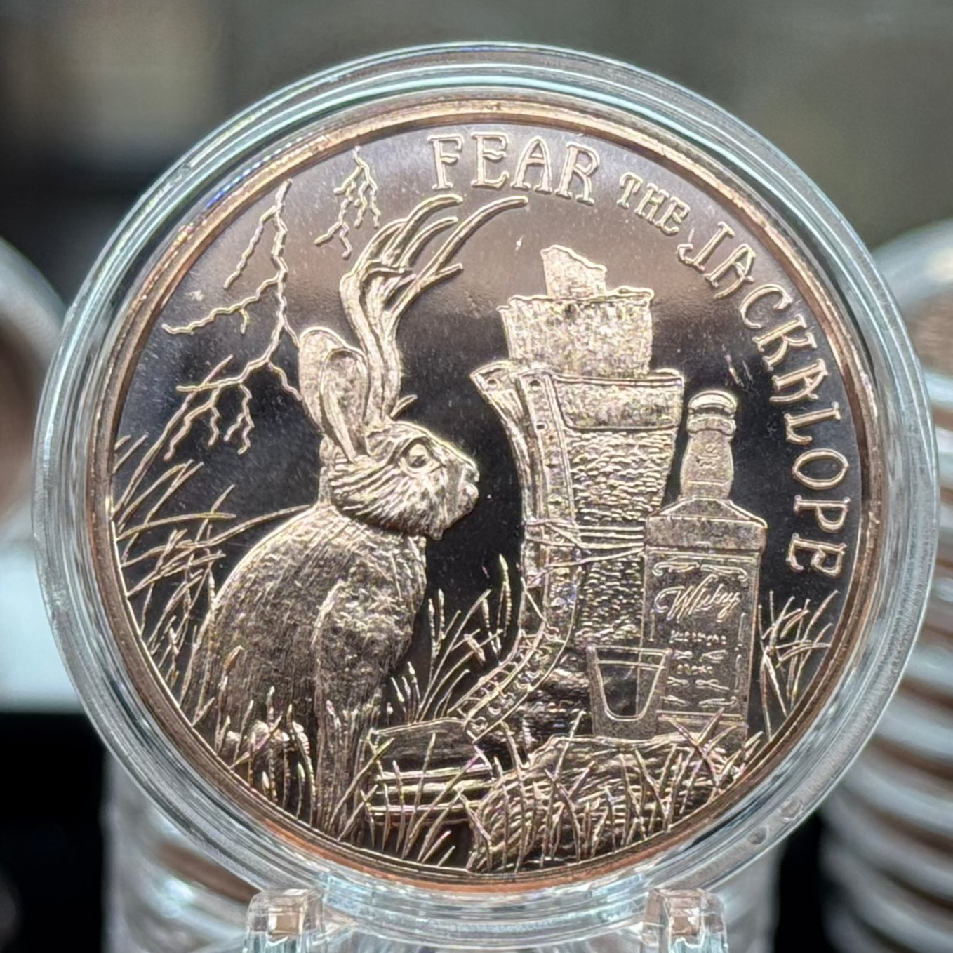 1 oz Copper AVDP Fear The Jackalope