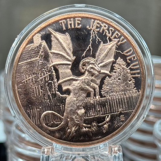 LOT OF 100 X 1 oz Cryptid Creatures Copper Jersey devil