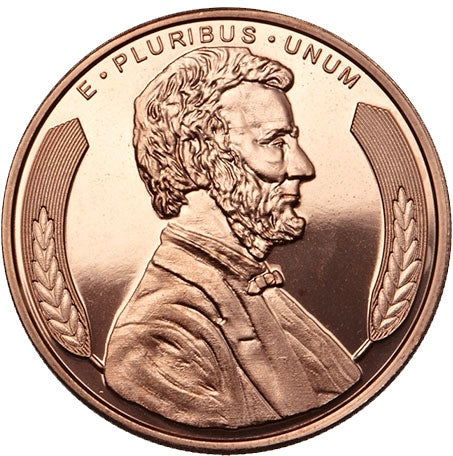 1 oz Copper 2017 Lincoln Wheat Penny / shield