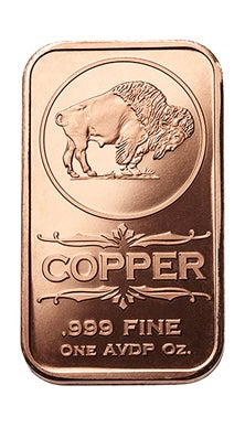 1 oz copper Bison Bar / wings