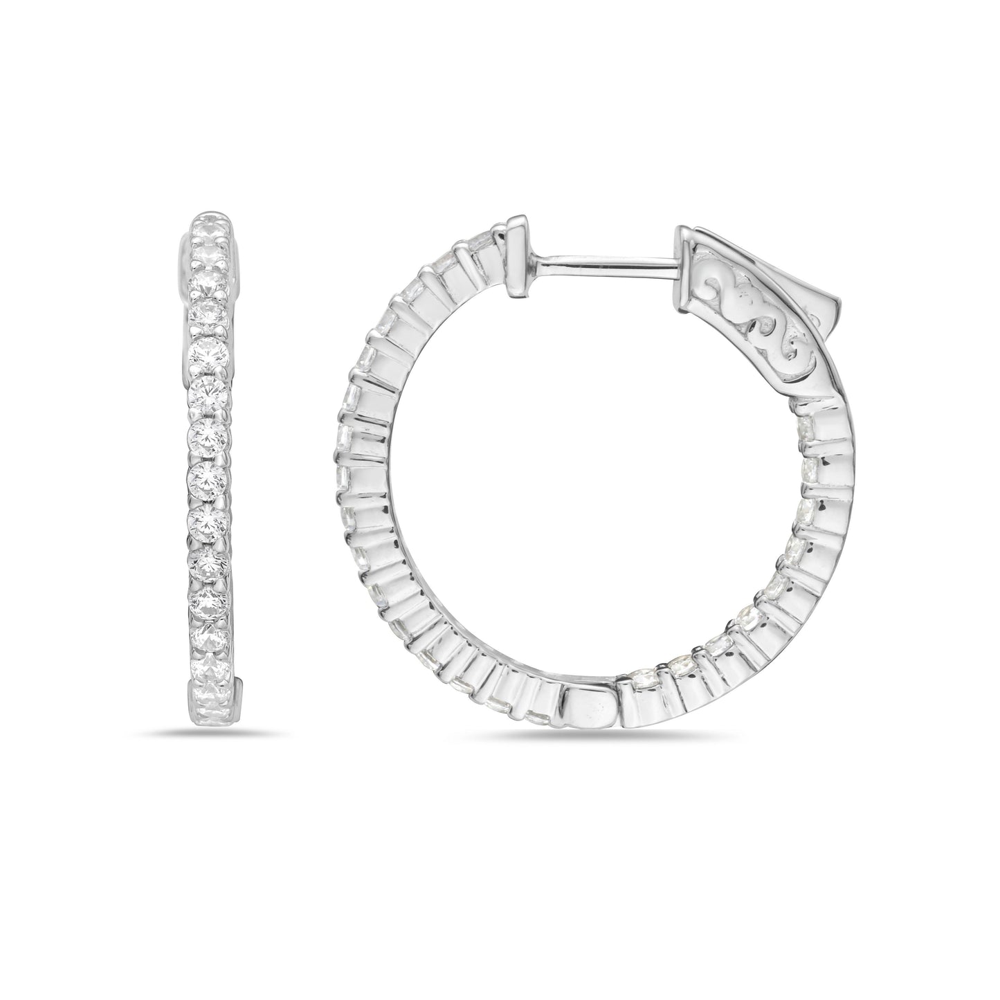 Ray Hoop Earrings