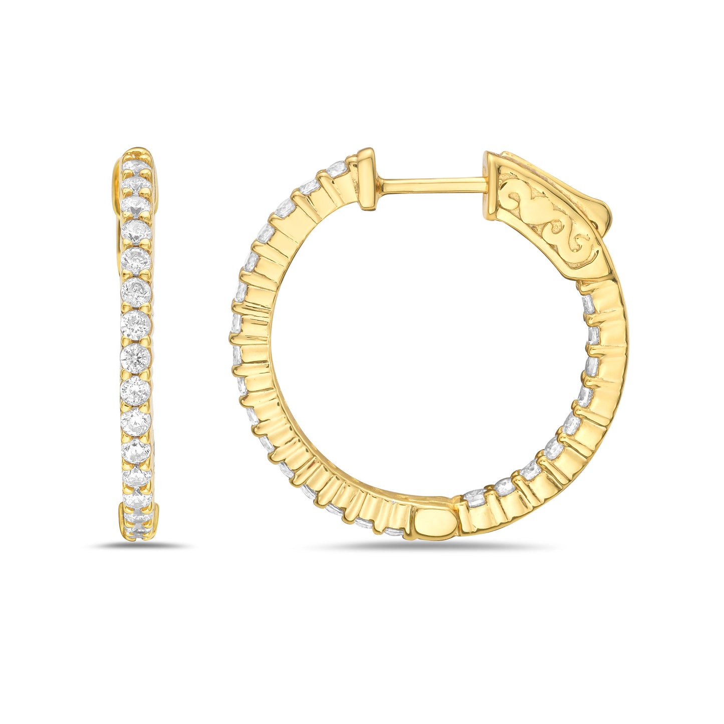 Ray Hoop Earrings