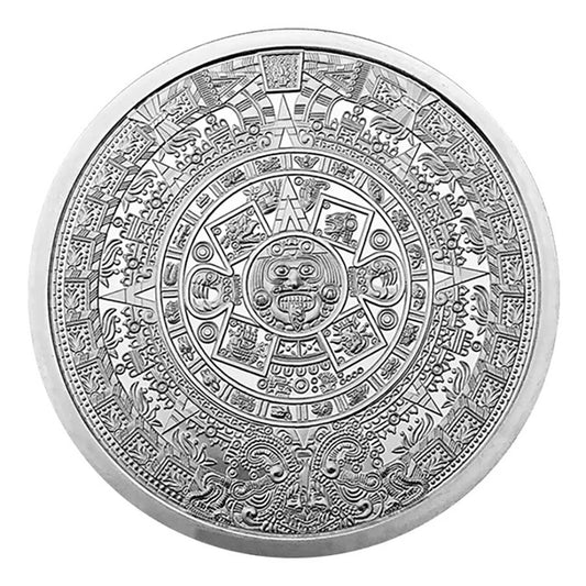 5 oz Silver GSM Aztec Calendar Round