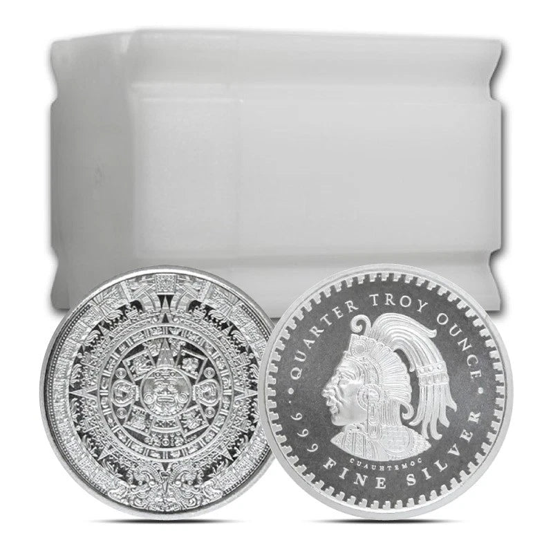 1/4 oz Silver GSM Aztec Calendar Round